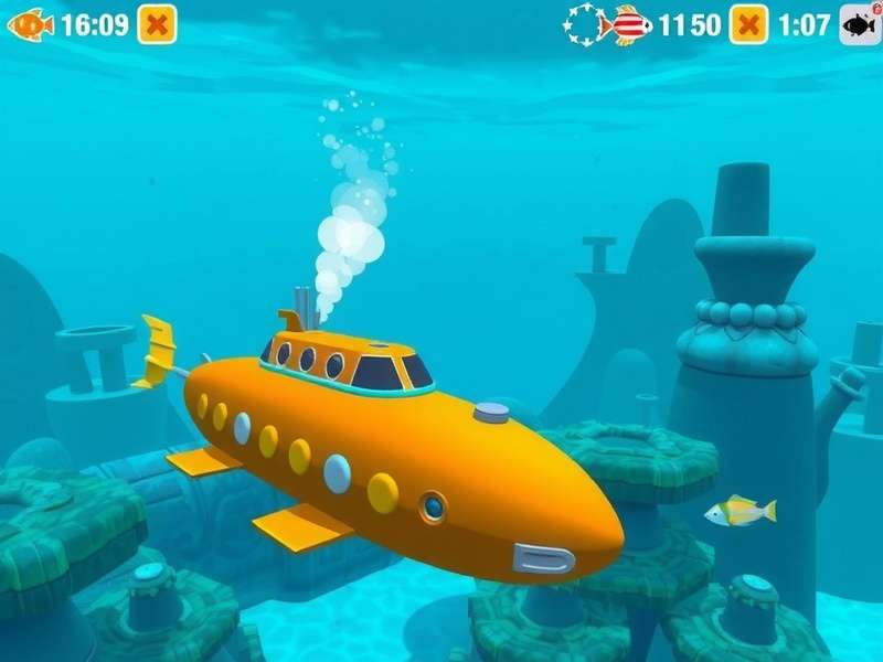 Aquatic Life Explorer gameplay screenshot showing underwater environment